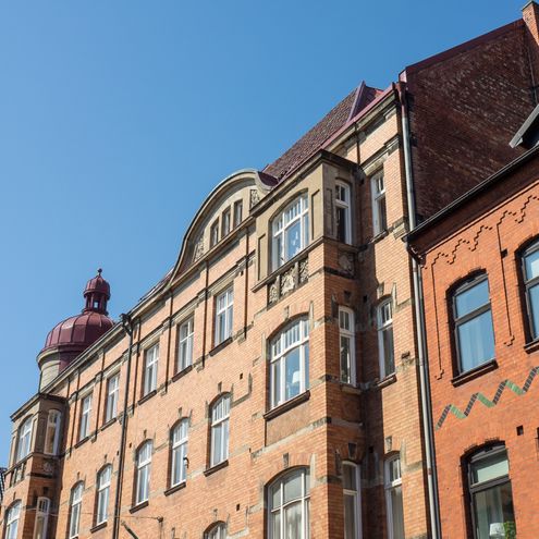 Tegelfasad i Trelleborg